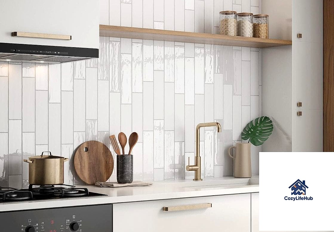 16 Subway Mosaic Tile Ideas That Are Absolutely Worth It 7 Stacked Vertical Mosaic Layout