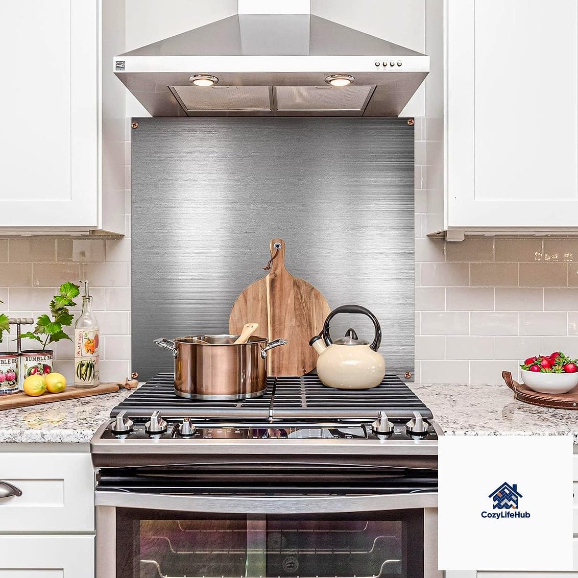 20 Metal Sheet Backsplash Ideas That Will Transform Your Space 15 Stainless Steel Herringbone Panels