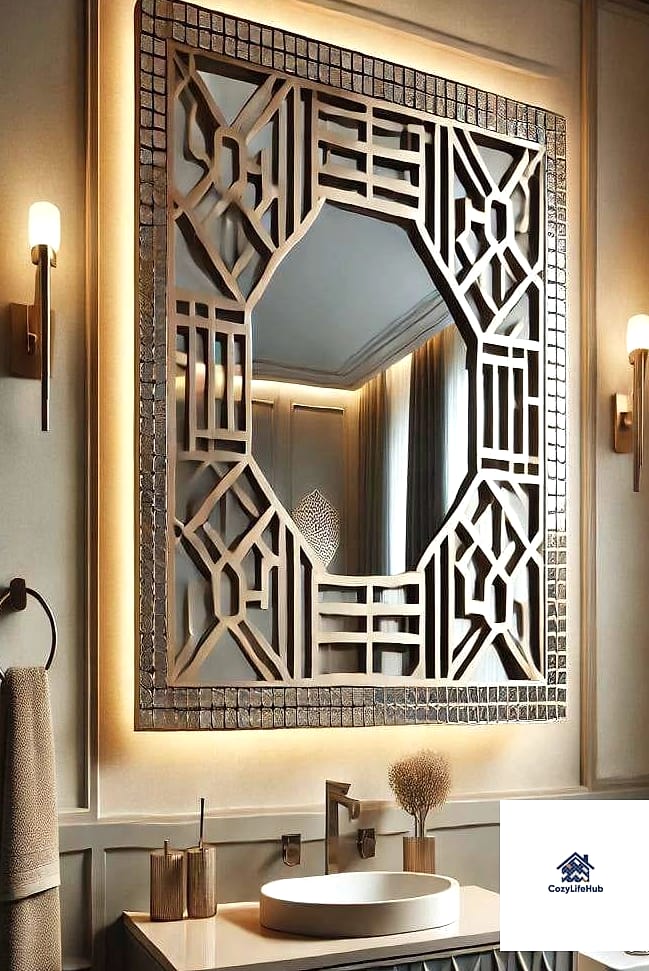 16 Modern Bathroom Ideas to Inspire Your Next Renovation 9 Statement Mirrors