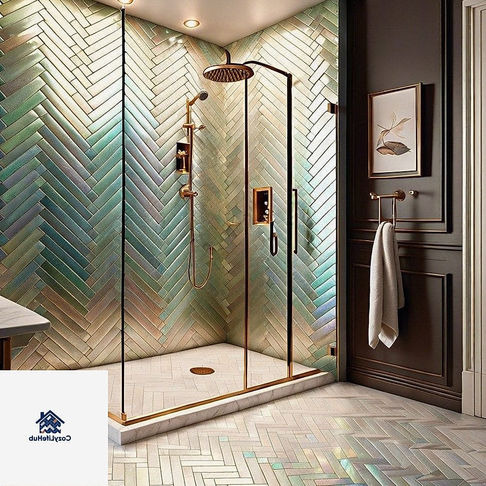 Statement Shower Wall