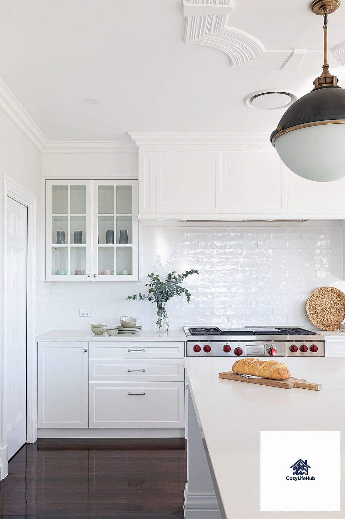 Subway Tile with Dark Grout
