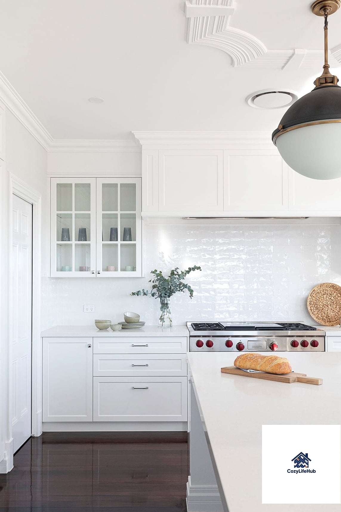 Subway Tile with Dark Grout