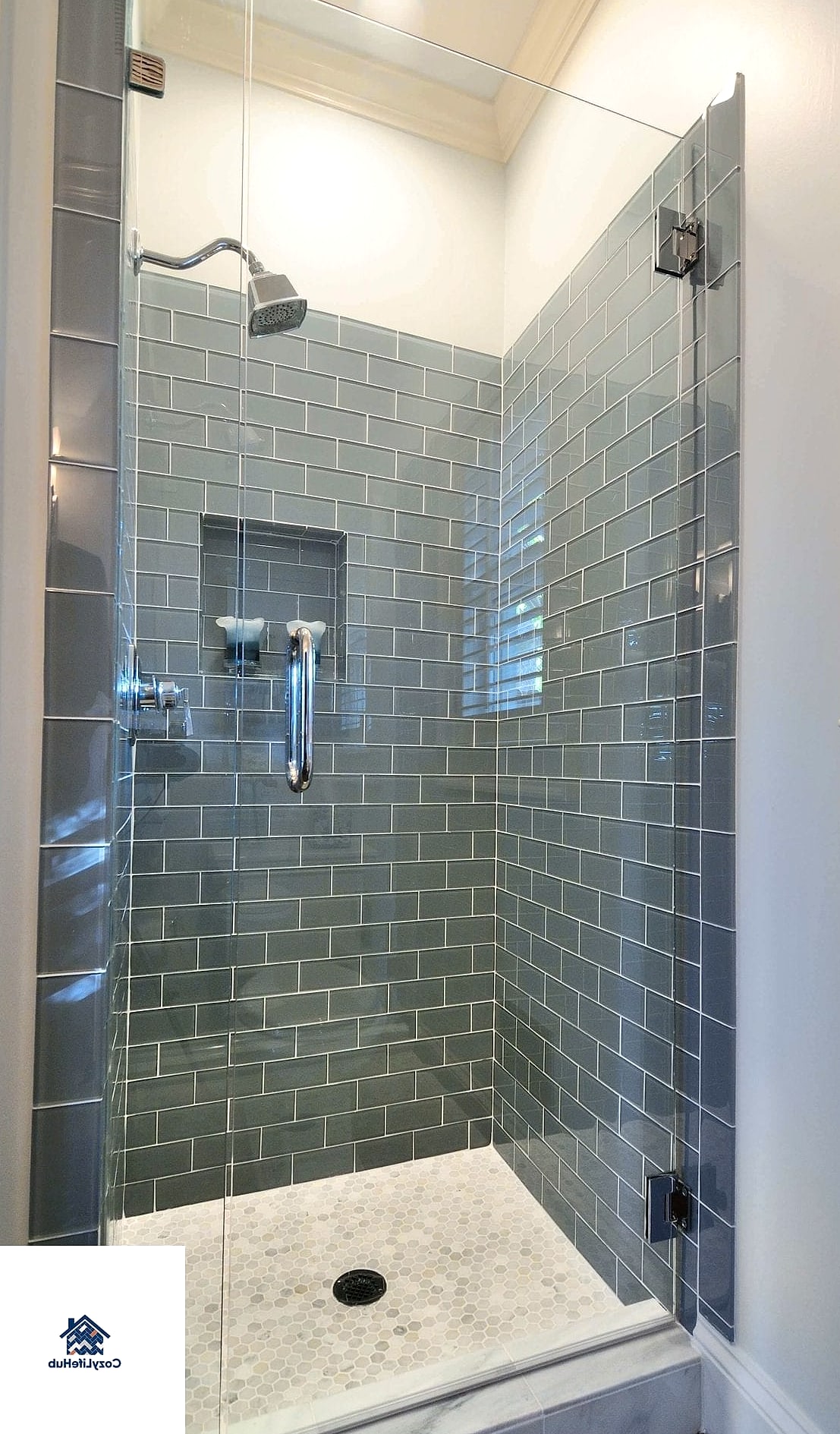 17 Subway Tile Ideas You'll Want to Save Right Now 7 Subway Tile Shower Surround