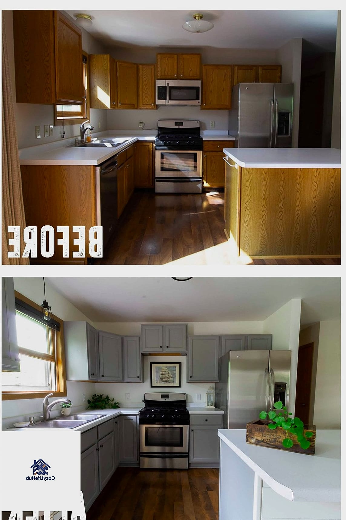 17 Inexpensive Kitchen Ideas Trending on Pinterest This Year 5 Swapping Cabinet Hardware