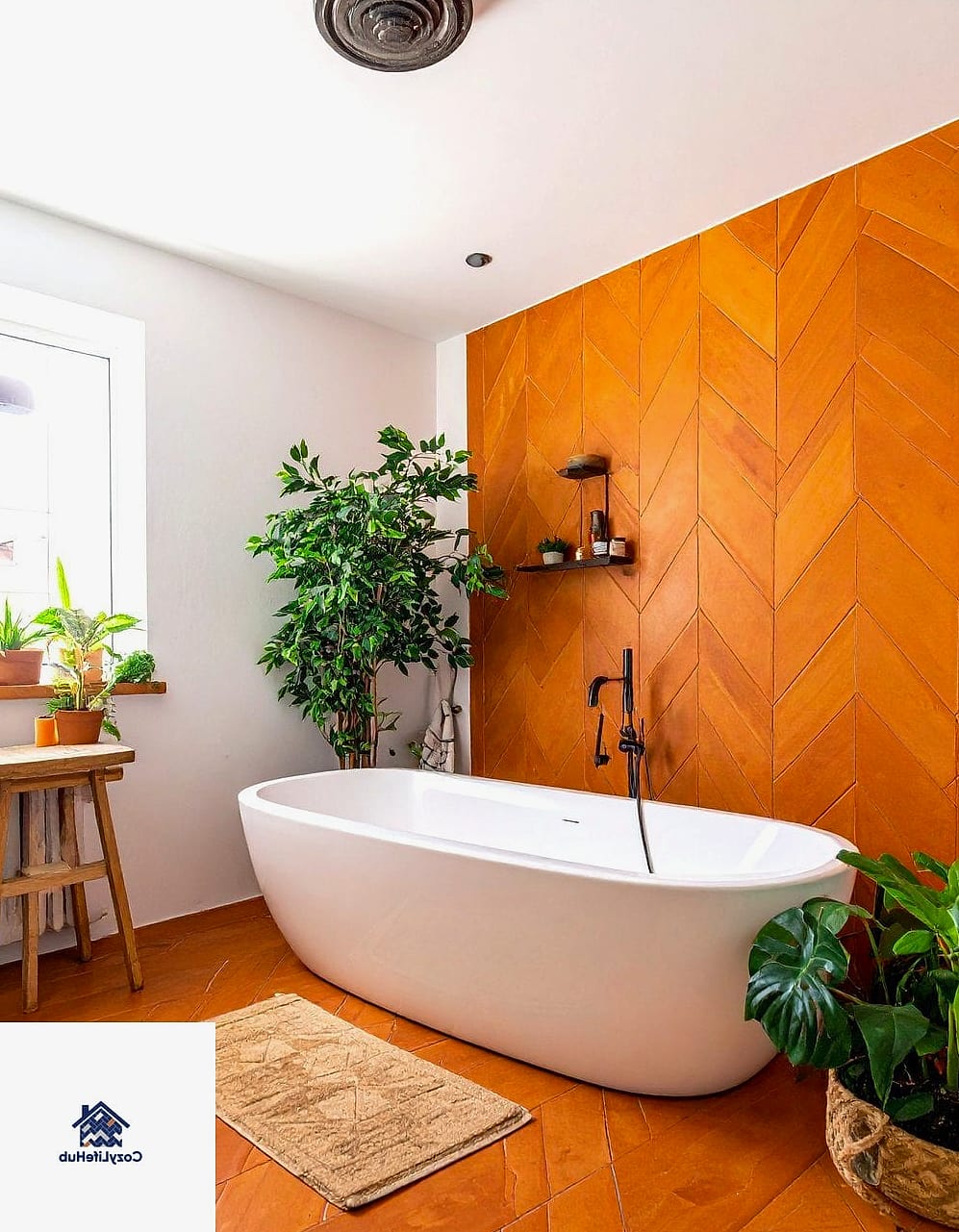 15 Chevron Tile Ideas That Designers Keep Coming Back To 6 Terracotta Chevron for Warmth