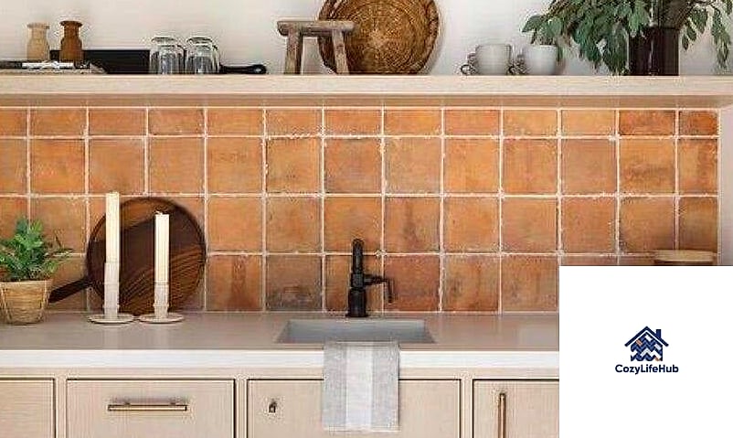Terracotta Tile Backsplash