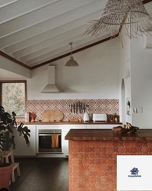 30 Backsplash for Modern Cabinets Ideas to Inspire Your Next Renovation 12 Terracotta Tile Backsplash