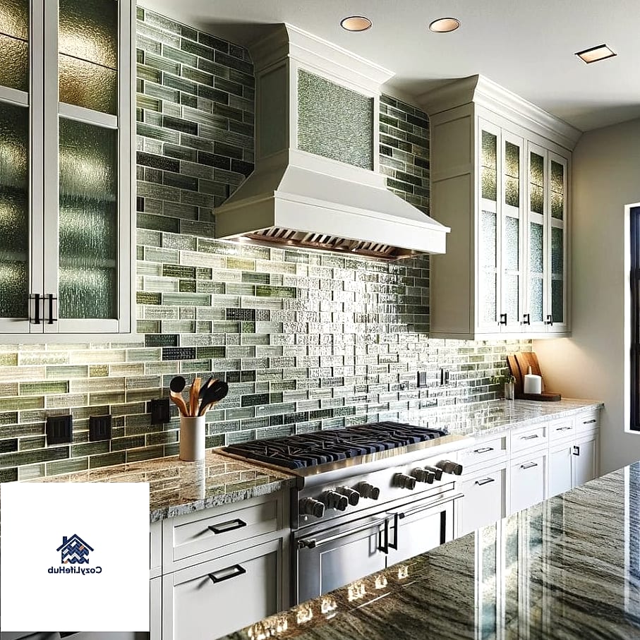 25 Backsplash for Granite Countertops Ideas That Will Change How You See Your Home 13 Textured Tile for Dimension