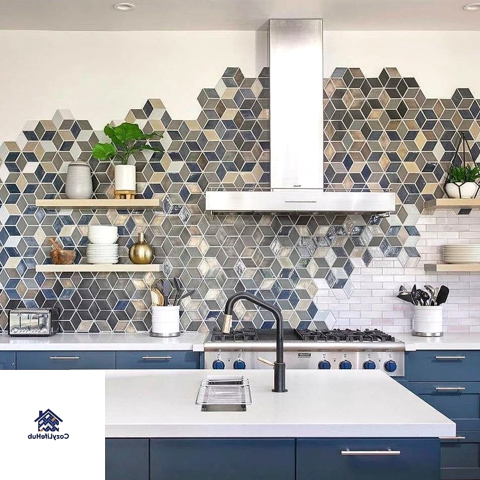 27 Modern Backsplash Ideas That Will Transform Your Space 10 Textured 3D Tile
