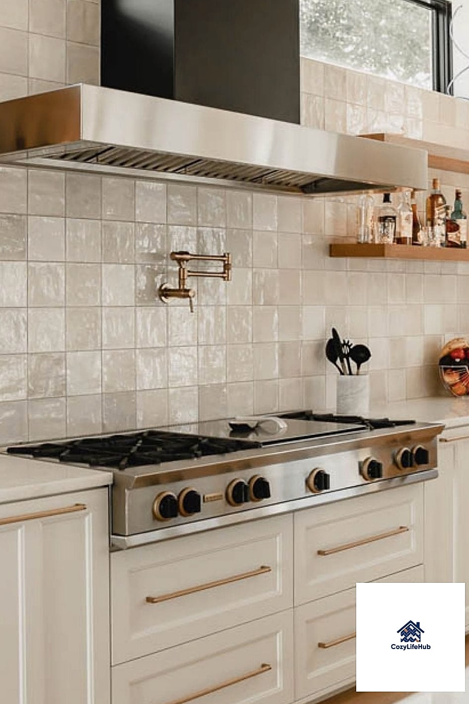 19 Chevron Backsplash Ideas Trending on Pinterest This Year 11 Textured Zellige-Style Chevron