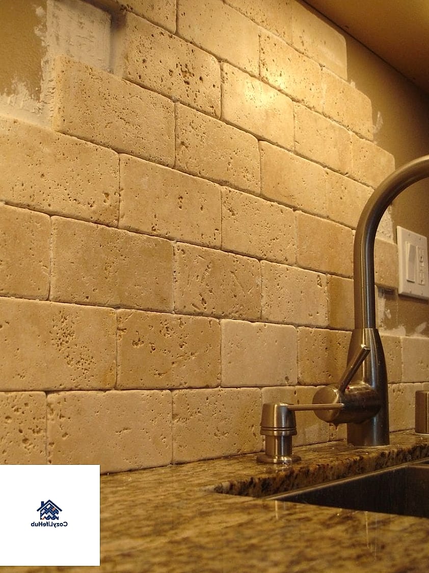 Travertine Slab for an Old-World Feel