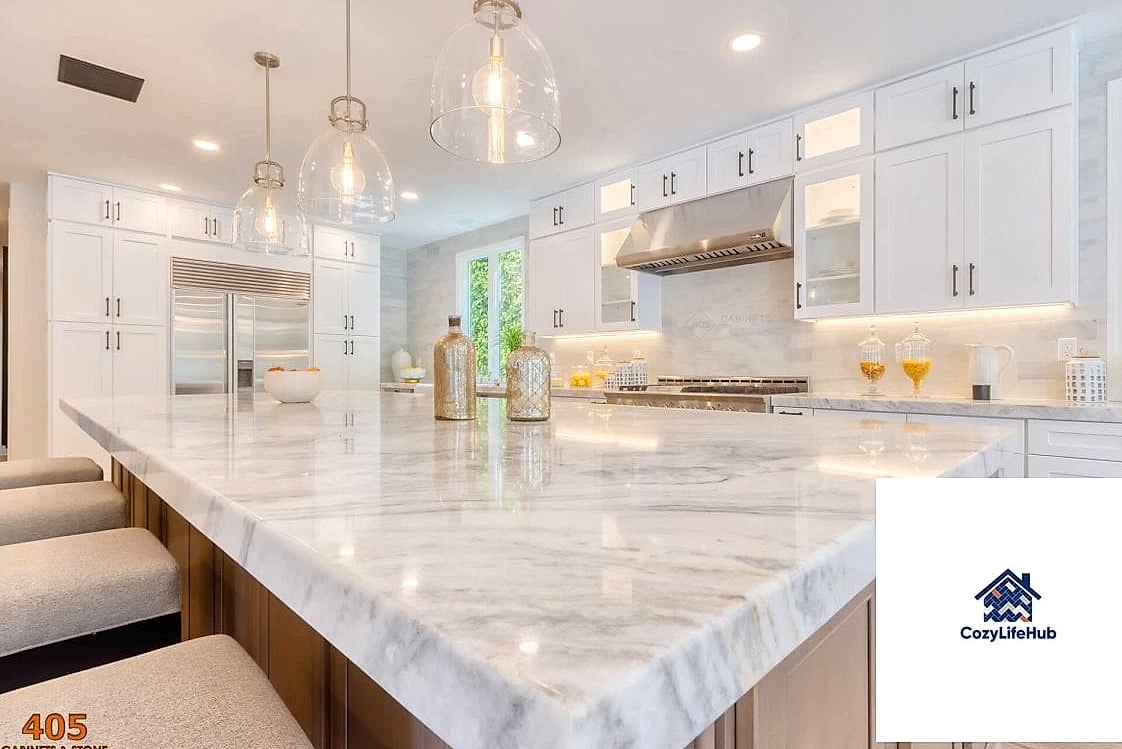 Two-Tone White Cabinets