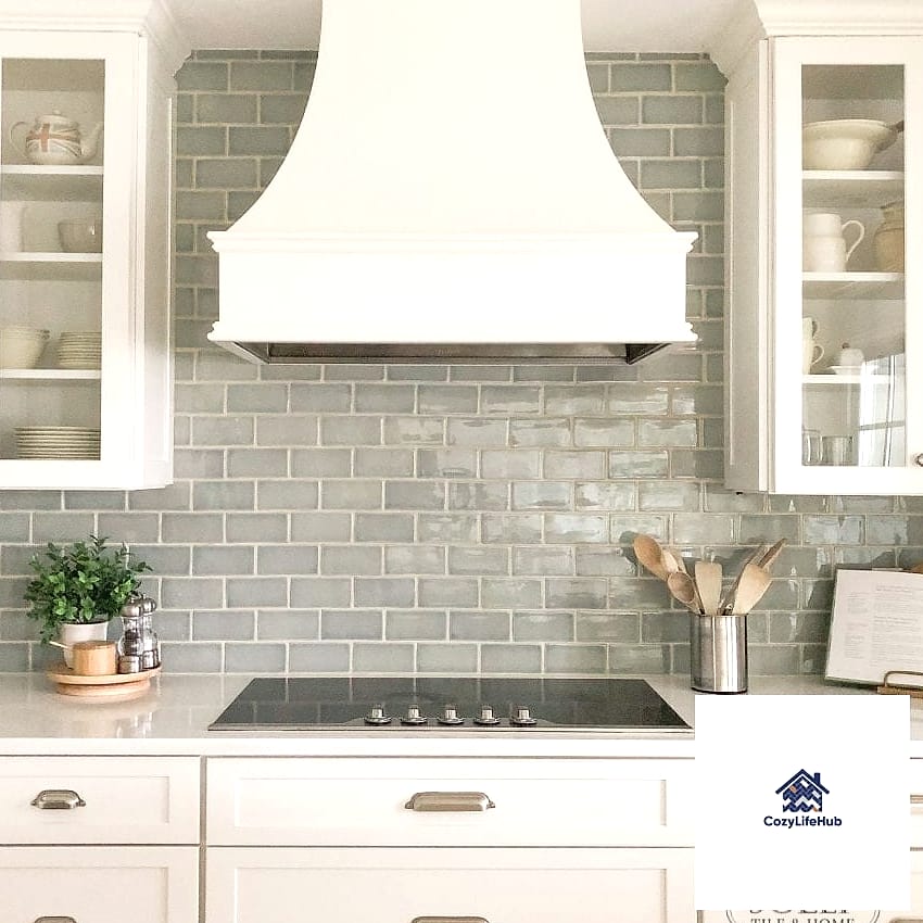 17 Subway Tile Ideas You'll Want to Save Right Now 12 Two-Tone Subway Tile Kitchen