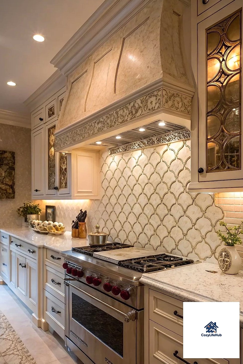 Two-Tone Arabesque for Added Depth