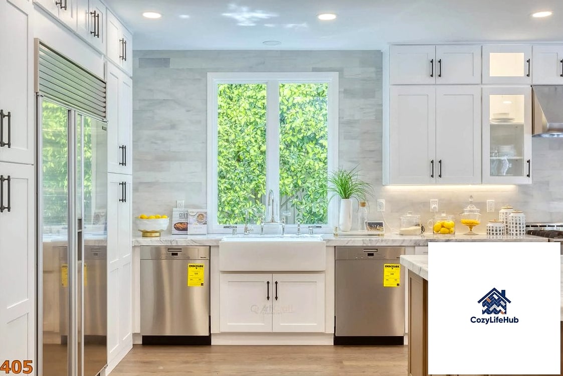 Two-Tone Kitchens with White Uppers