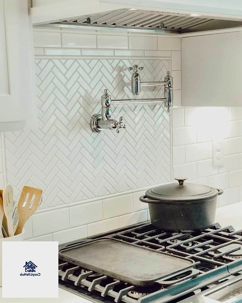 Vertical Herringbone Installation