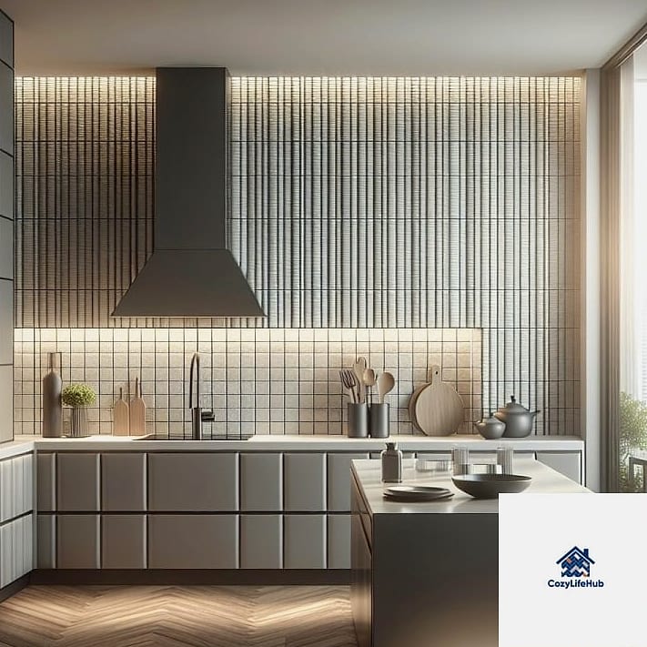 Vertical Stack Tile Installation