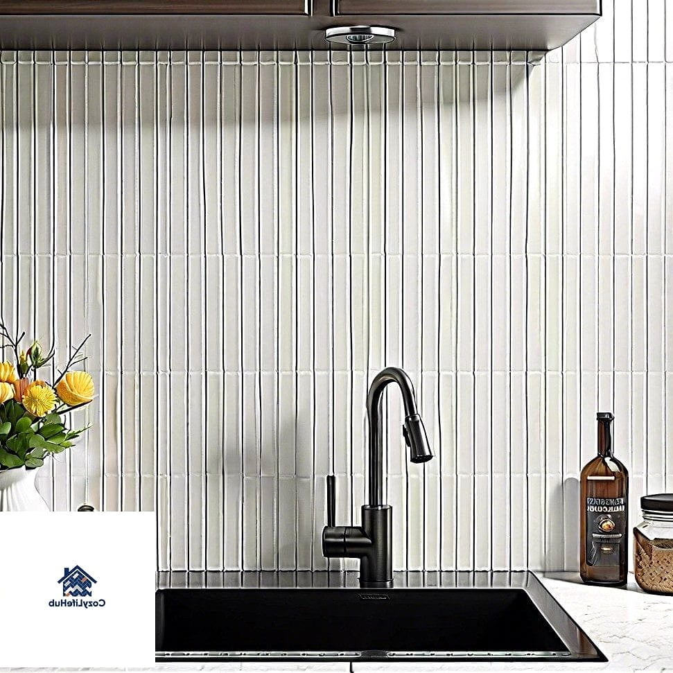 30 White Onyx Subway Backsplash Ideas From Homes We Absolutely Love 4 Vertical Stack Installation