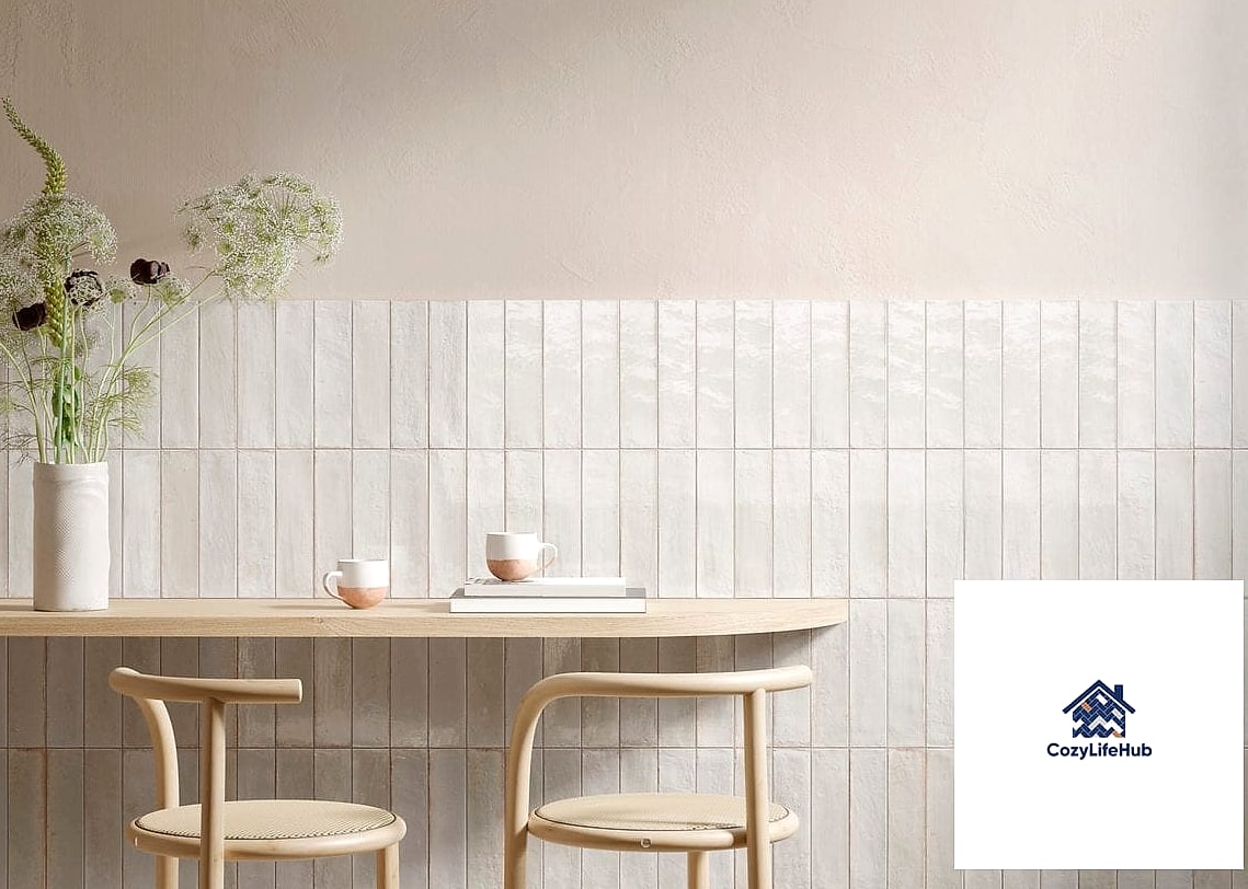 17 Antiqued Ivory Subway Backsplash Ideas Perfect for Any Budget 4 Vertical Stack Installation Behind the Range