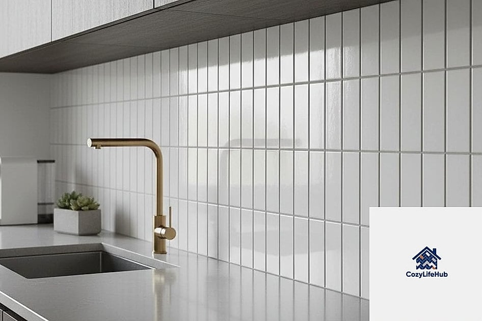 Vertical Stacked Large Tile in Showers
