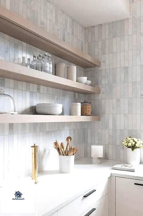 Vertical Stacked Subway Tile