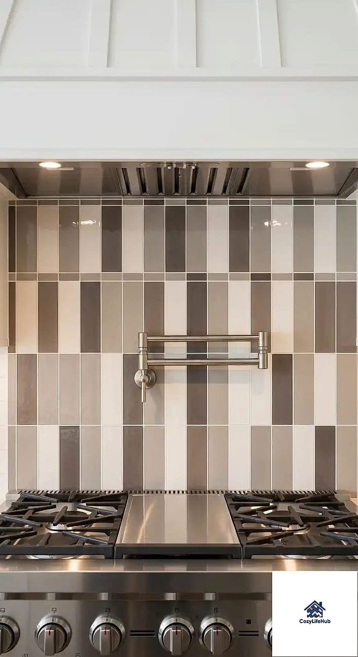 Vertical Stacked Subway Tile