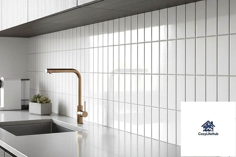 Vertical Subway Tile Installation