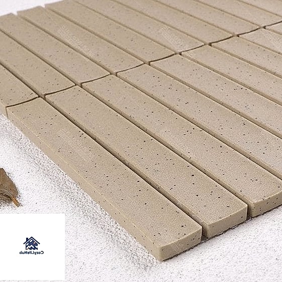 19 Kit Kat Tile Ideas for Every Home Style and Budget 13 Warm Beige Entryway Accent