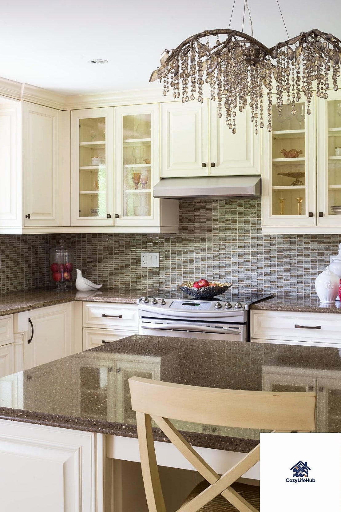 22 Recycled Glass Tile Ideas That Are Stylish and Practical 20 Warm Neutral Glass for Resale-Minded Kitchens