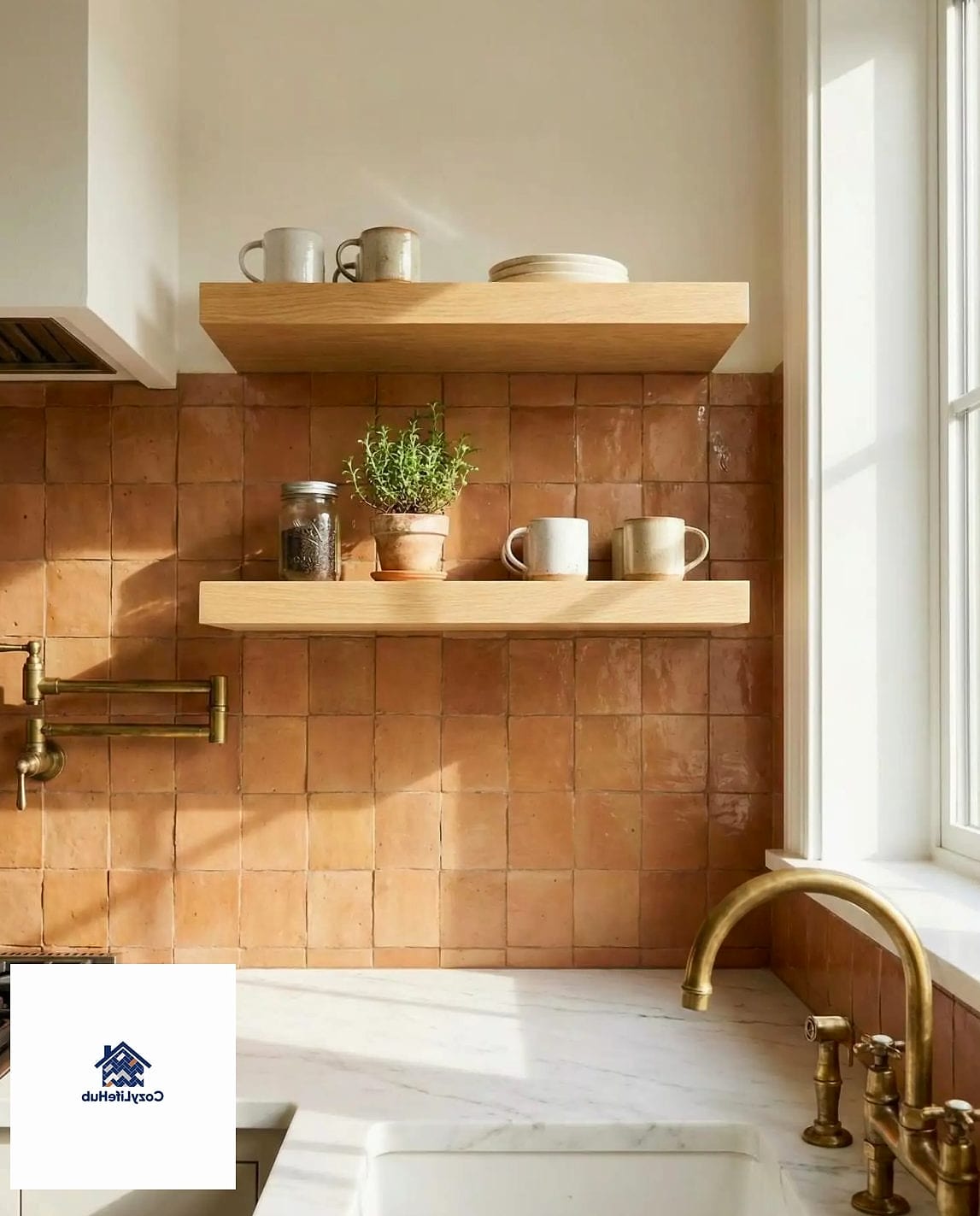 Warm Terracotta and Earthy Tile Tones