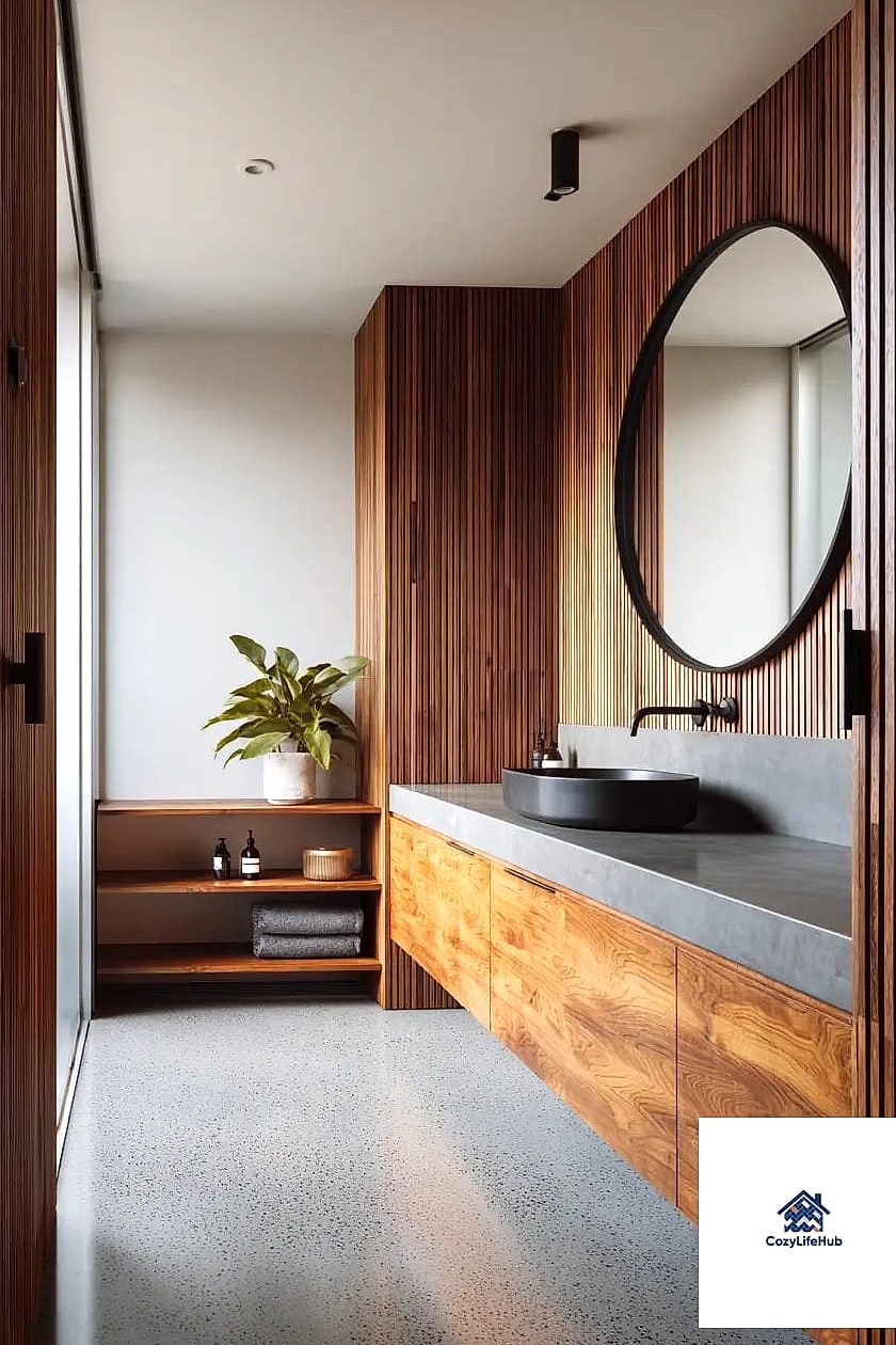 16 Modern Bathroom Ideas to Inspire Your Next Renovation 7 Warm Wood Vanities