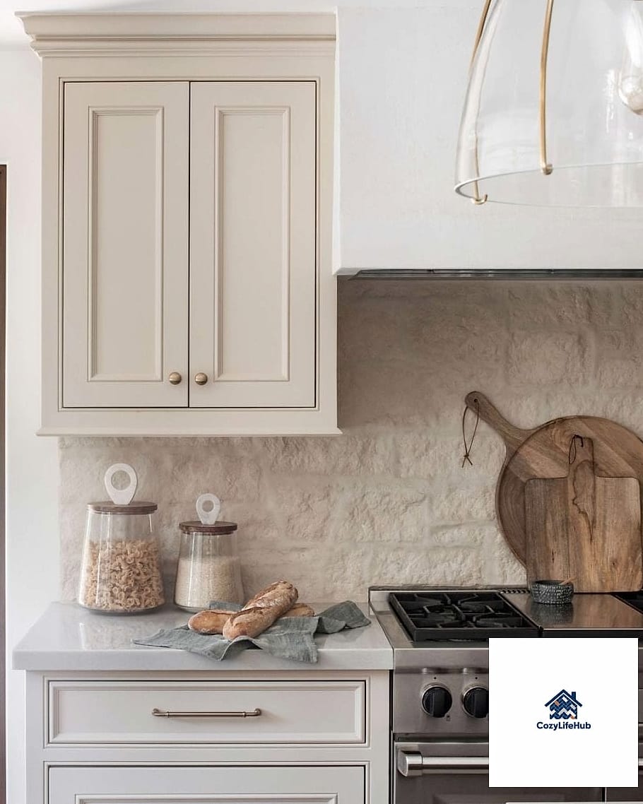 17 Rustic Stone Backsplash Ideas That Will Transform Your Space 3 Weathered Limestone with Visible Fossils