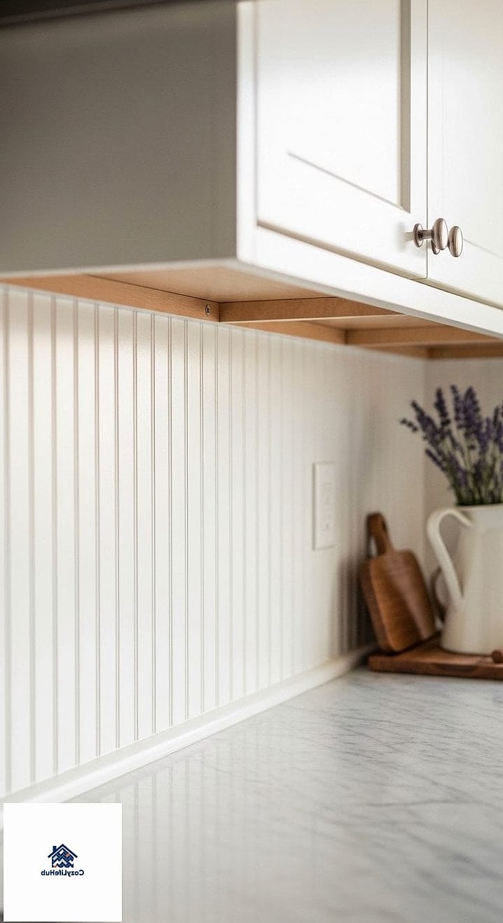23 Backsplash for All White Kitchen Ideas for Every Home Style and Budget 19 White Beadboard Backsplash