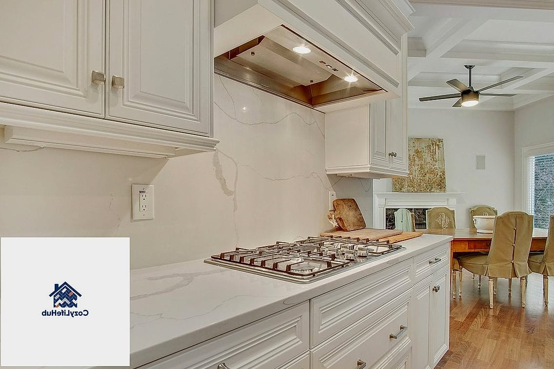 23 Backsplash for All White Kitchen Ideas for Every Home Style and Budget 7 White Marble Slab Backsplash
