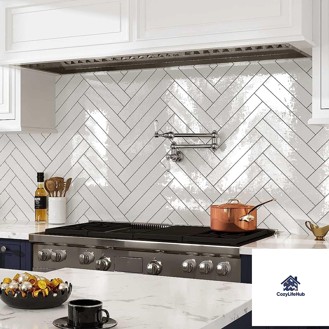 White Subway Tile Backsplash