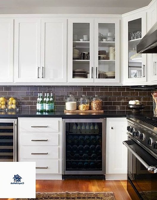 14 Backsplash Ideas for Dark Cabinets Ideas That Will Transform Your Space 2 White Subway Tile with Dark Grout