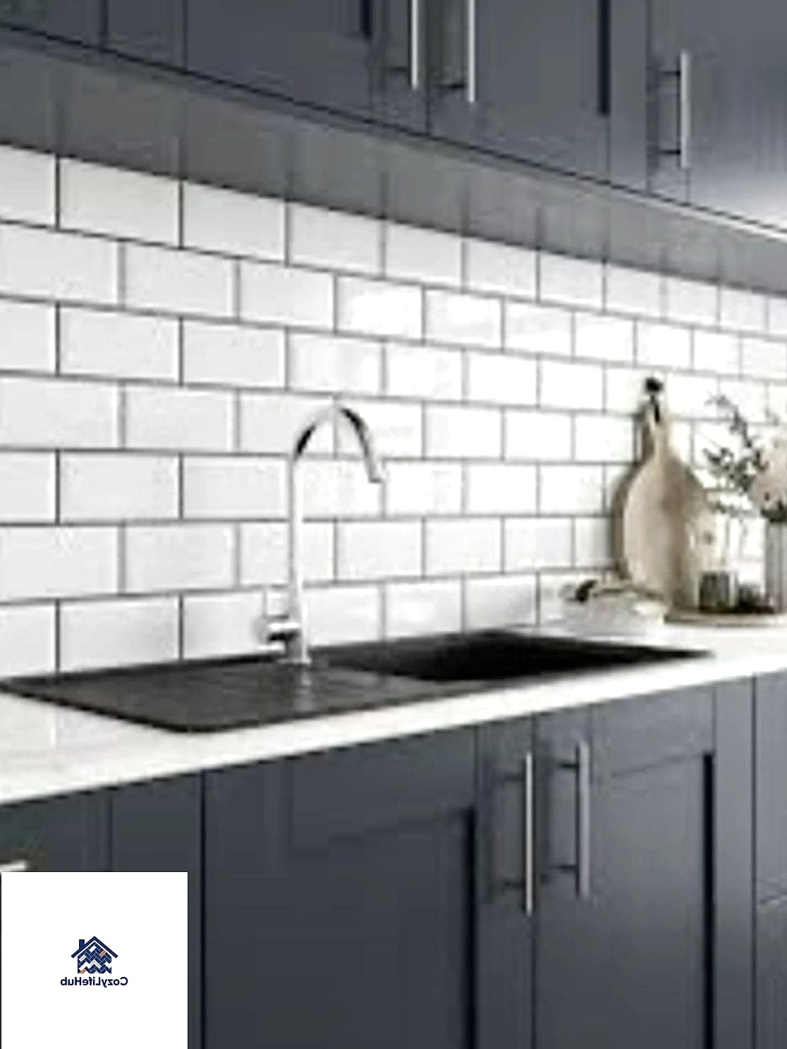 17 Subway Tile Ideas You'll Want to Save Right Now 2 White Subway Tile with Dark Grout
