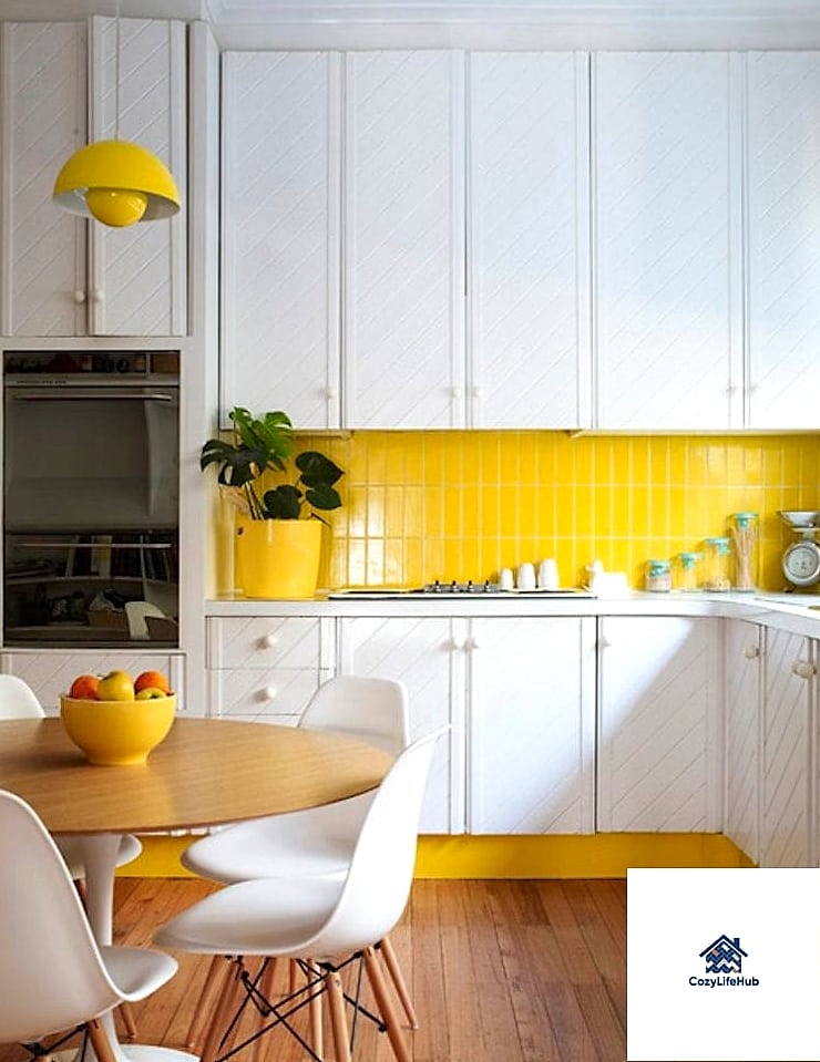 White Subway Tile for Contrast and Balance