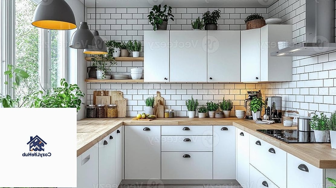 16 White Kitchen Ideas Perfect for Any Budget 17 White Walls with Greenery and Natural Textures