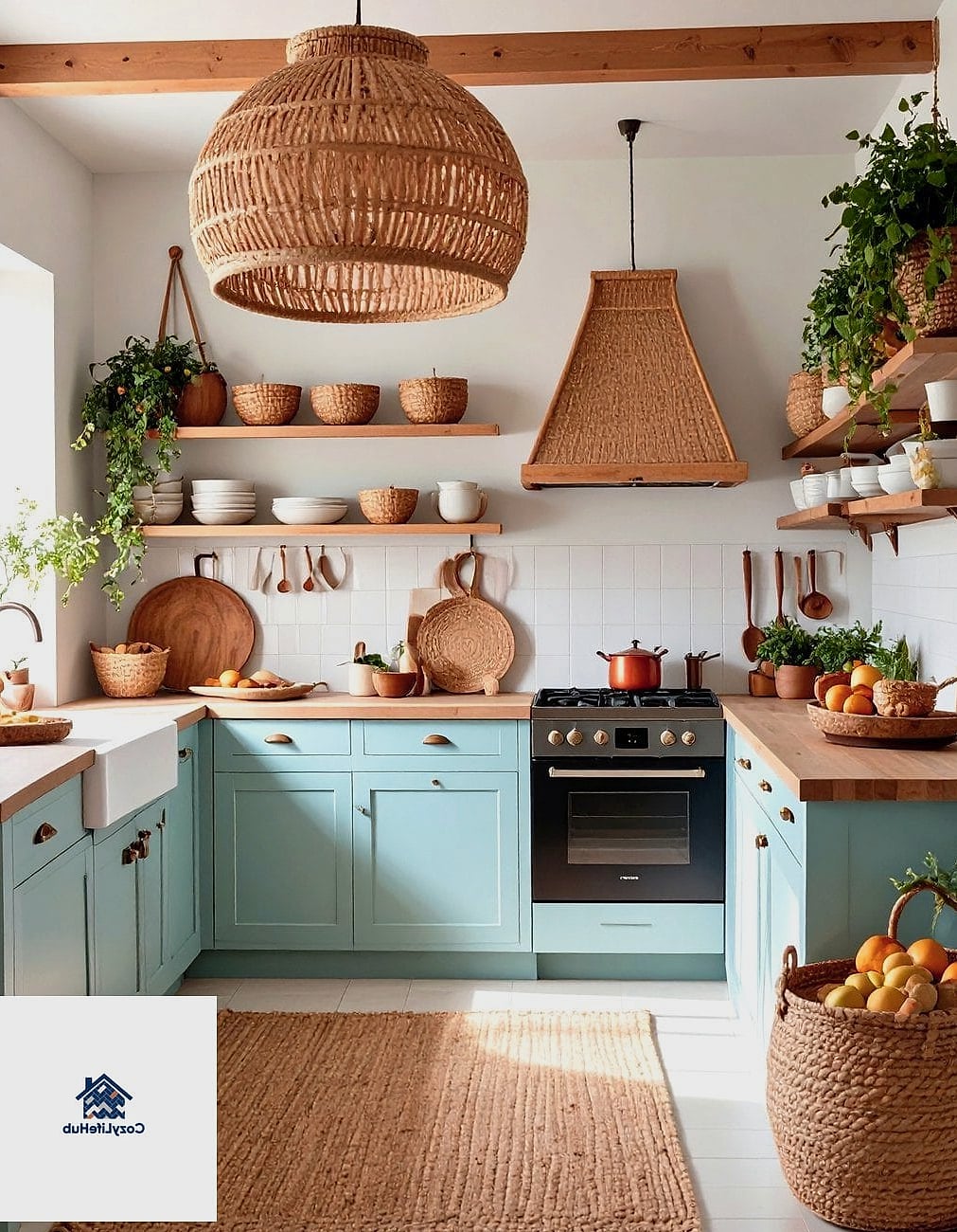 17 Inexpensive Kitchen Ideas Trending on Pinterest This Year 18 Woven or Textured Barstools