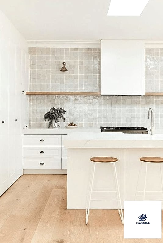 Zellige Tile in Soft White